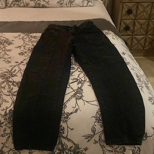 Baggy black jeans zara